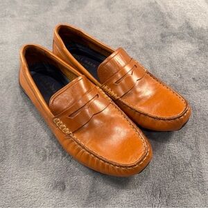 Cole Haan Men's Leather Grand OS Pinch Penny Loafers - Driving Mocs